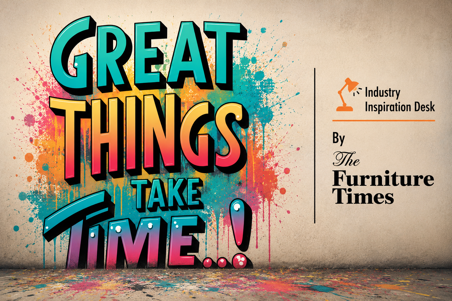 Great Things Take Time