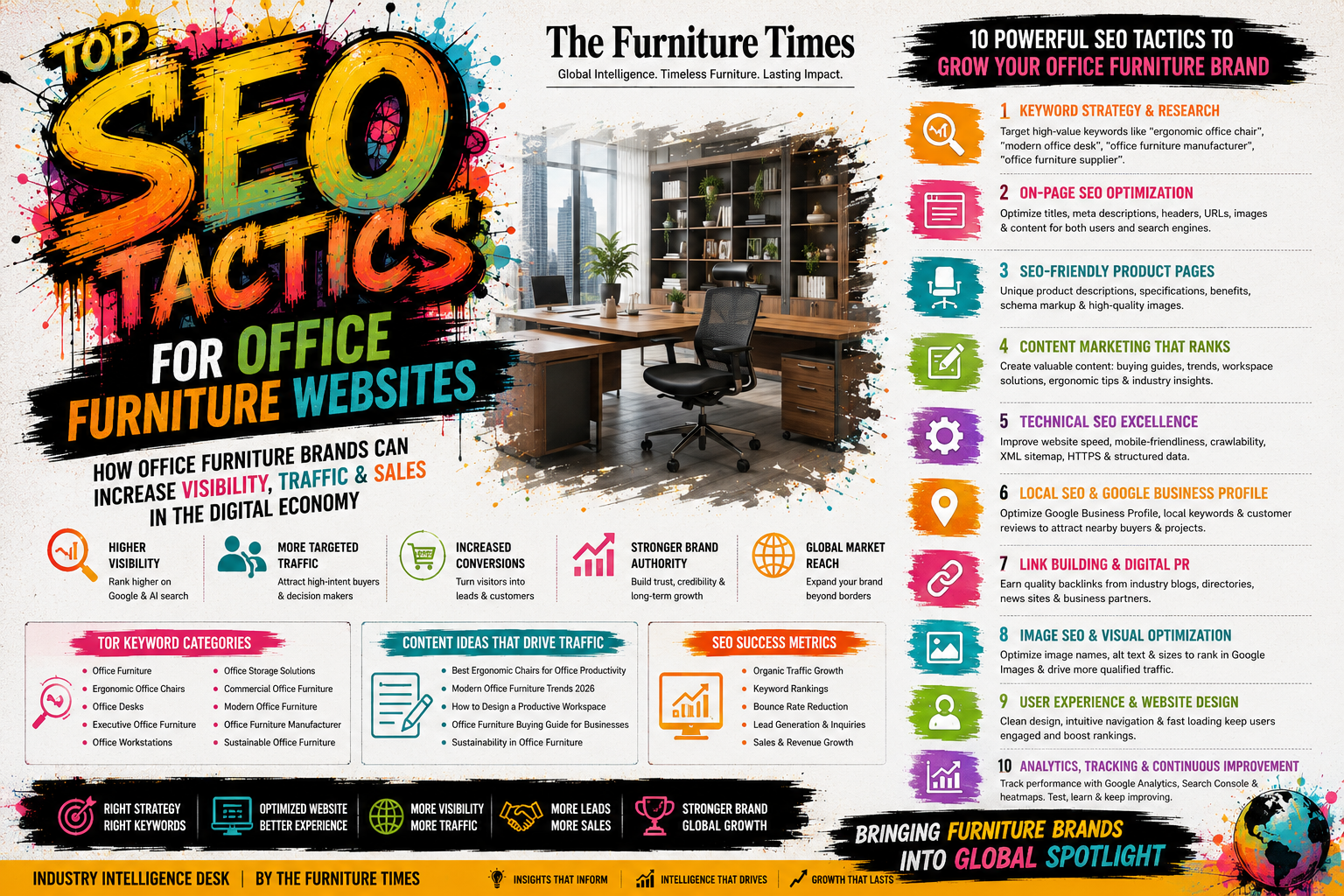 How Office Furniture Brands Can Increase Visibility, Traffic & Sales in the Digital Economy