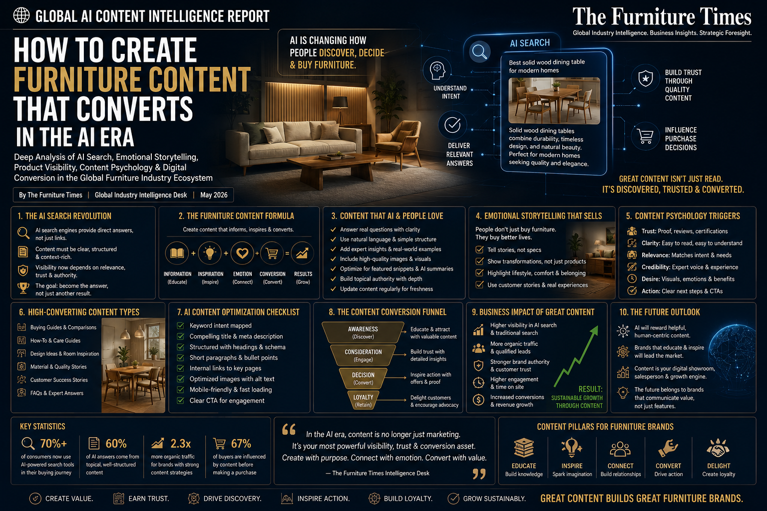How to Create Furniture Content That Converts in the AI Era