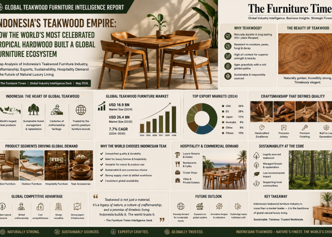 Indonesia’s Teakwood Empire: How the World’s Most Celebrated Tropical Hardwood Built a Global Furniture Ecosystem
