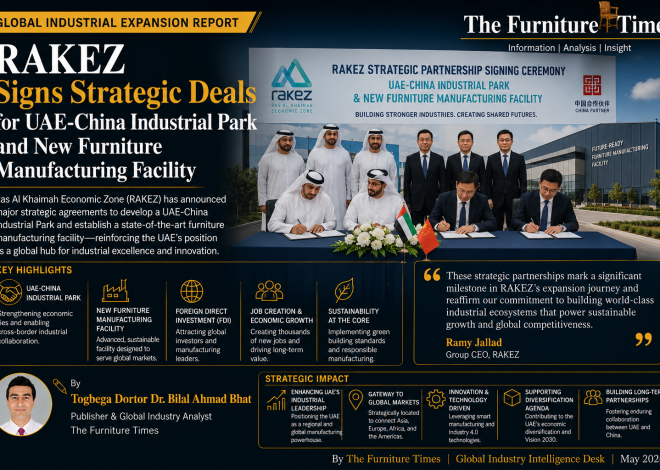 RAKEZ Signs Strategic Deals for UAE-China Industrial Park and New Furniture Manufacturing Facility