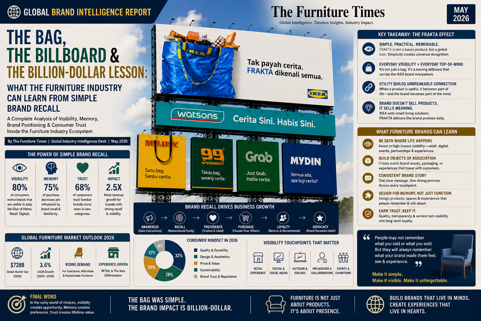 The Bag, the Billboard & the Billion-Dollar Lesson: What the Furniture Industry Can Learn From Simple Brand Recall