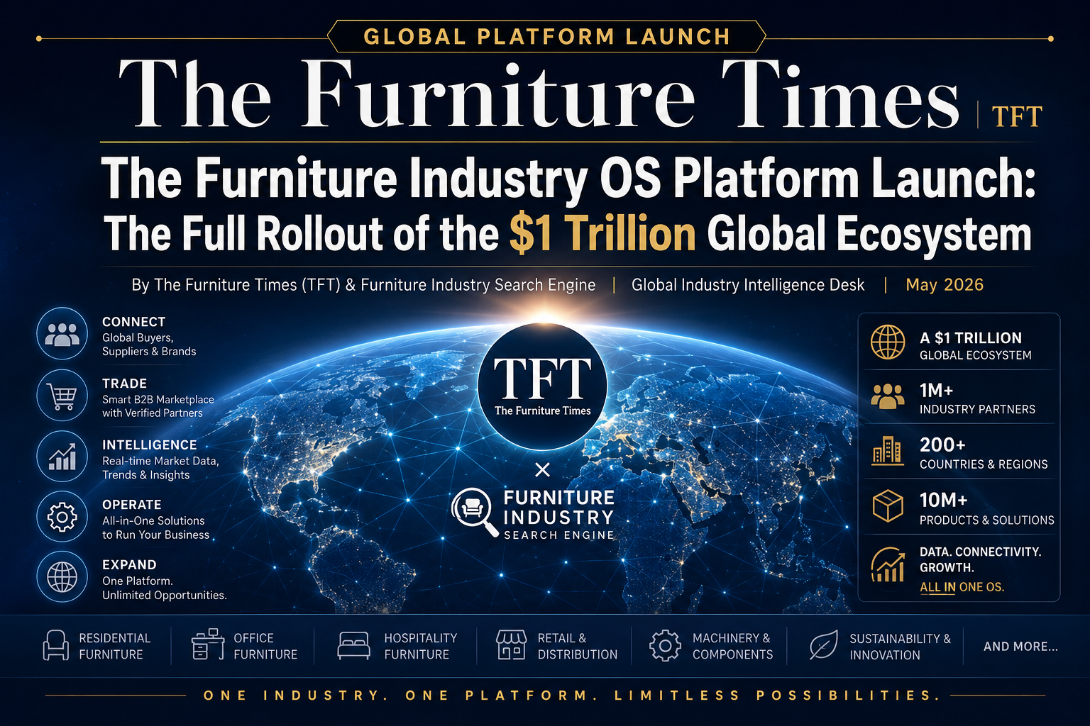 The Furniture Industry OS Platform Launch: The Full Rollout of the $1 Trillion Global Ecosystem