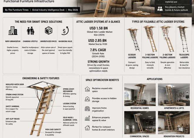 The Hidden Space Revolution: Why Foldable Attic Ladder Systems Are Becoming Essential in Modern Homes, Smart Interiors & Compact Architecture
