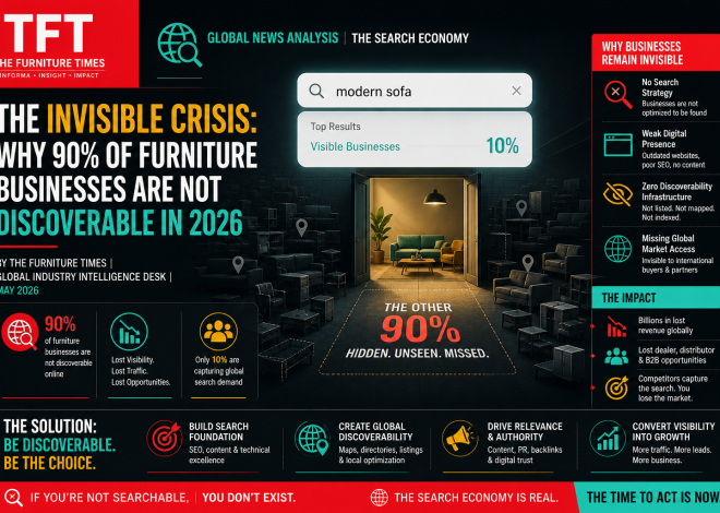 The Invisible Crisis: Why 90% of Furniture Businesses Are Not Discoverable in 2026