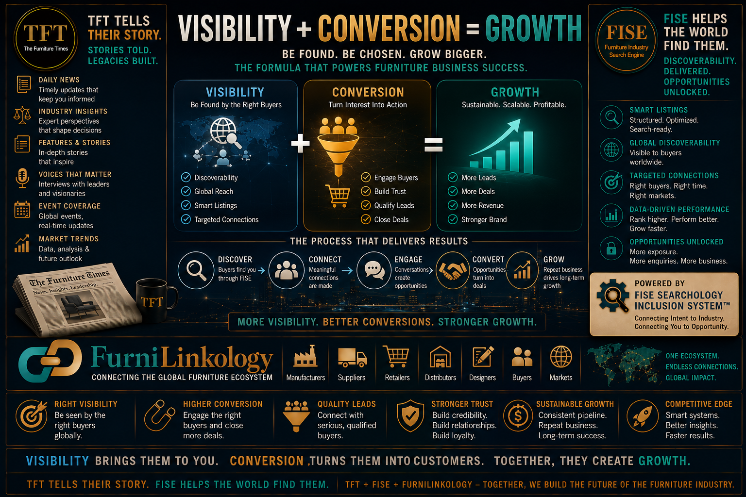 Visibility + Conversion = Growth