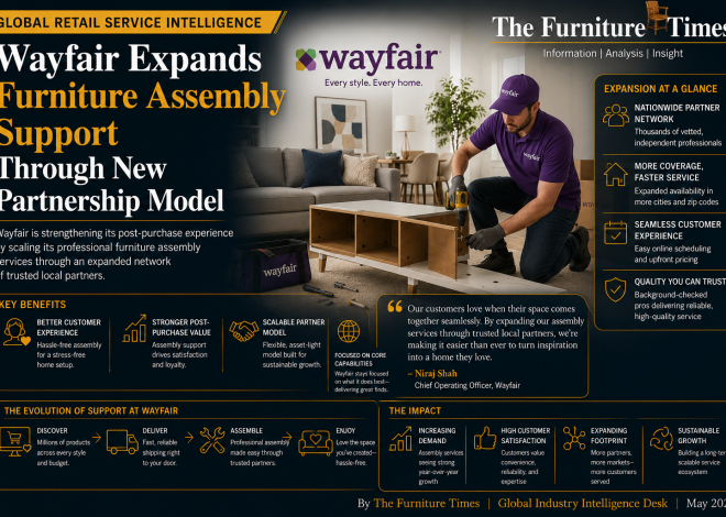 Wayfair Expands Furniture Assembly Support Through New Partnership Model