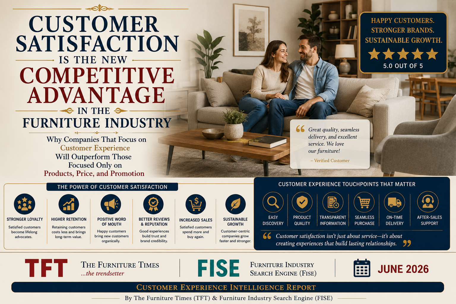 Customer Satisfaction Is the New Competitive Advantage in the Furniture Industry