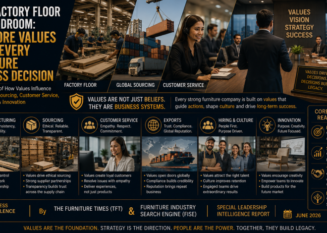 From Factory Floor to Boardroom: How Core Values Shape Every Furniture Business Decision