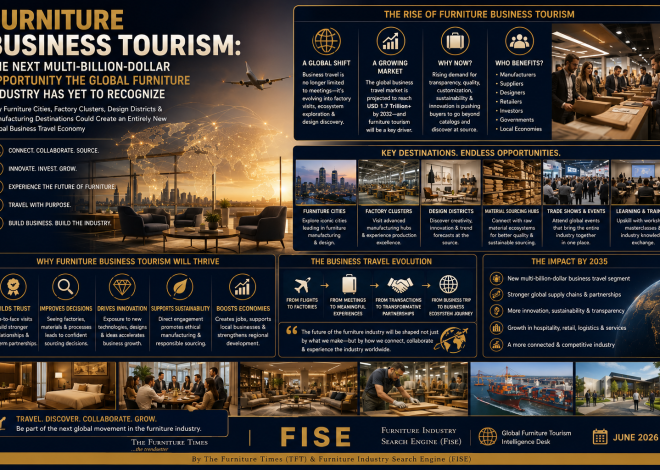 Furniture Business Tourism: The Next Multi-Billion-Dollar Opportunity the Global Furniture Industry Has Yet to Recognize