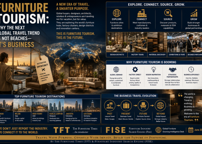 Furniture Tourism: Why the Next Global Travel Trend Is Not Beaches—It’s Business