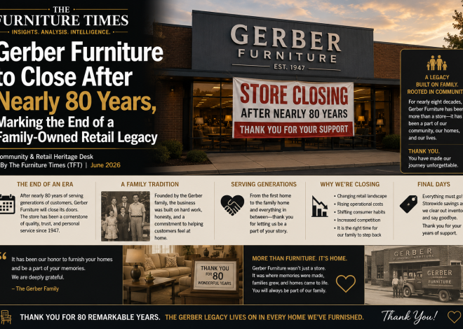 Gerber Furniture to Close After Nearly 80 Years, Marking the End of a Family-Owned Retail Legacy