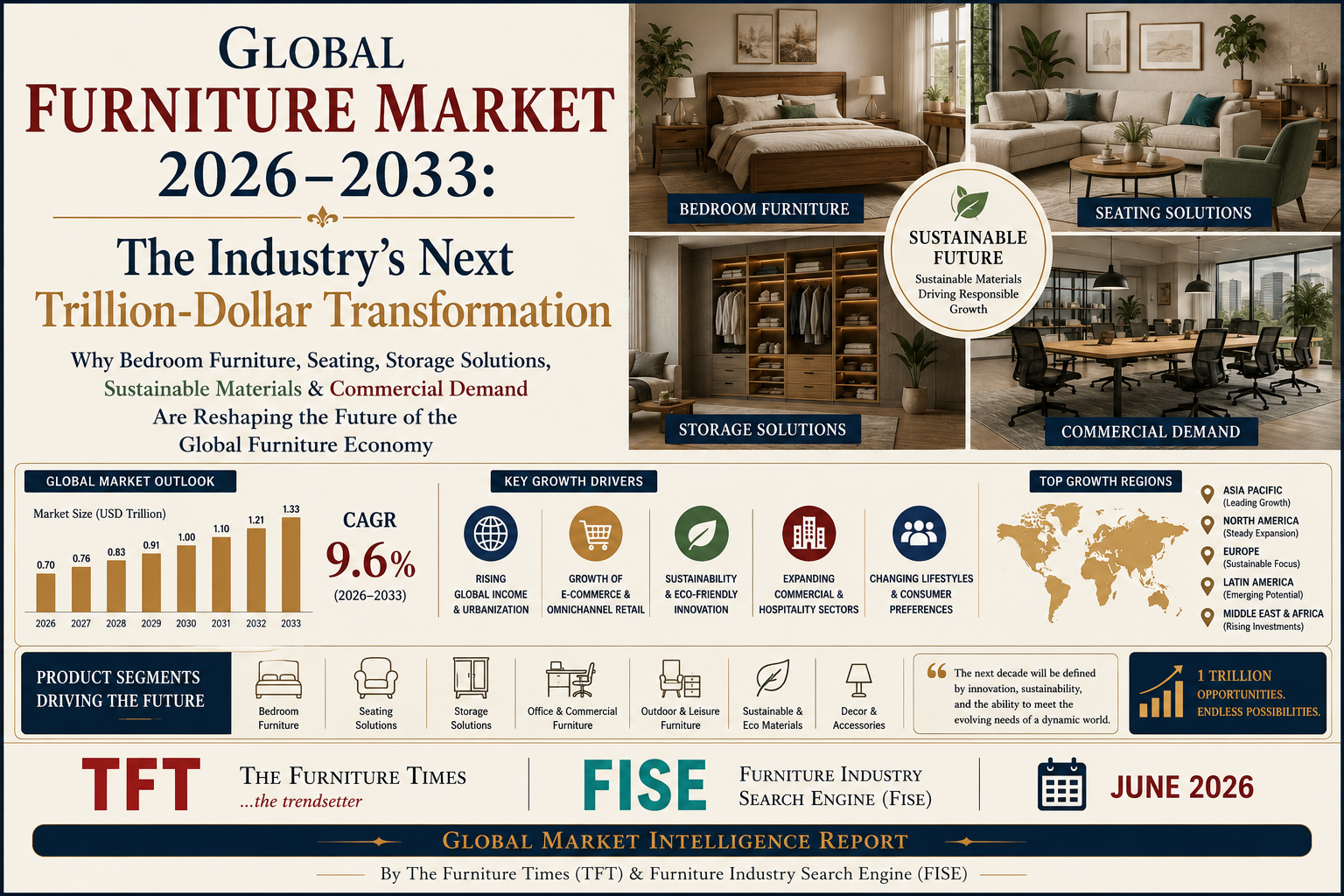Global Furniture Market 2026–2033 The Industry’s Next Trillion-Dollar Transformation