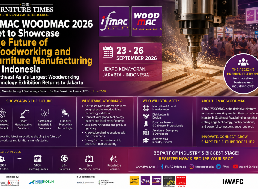IFMAC WOODMAC 2026 Set to Showcase the Future of Woodworking and Furniture Manufacturing in Indonesia