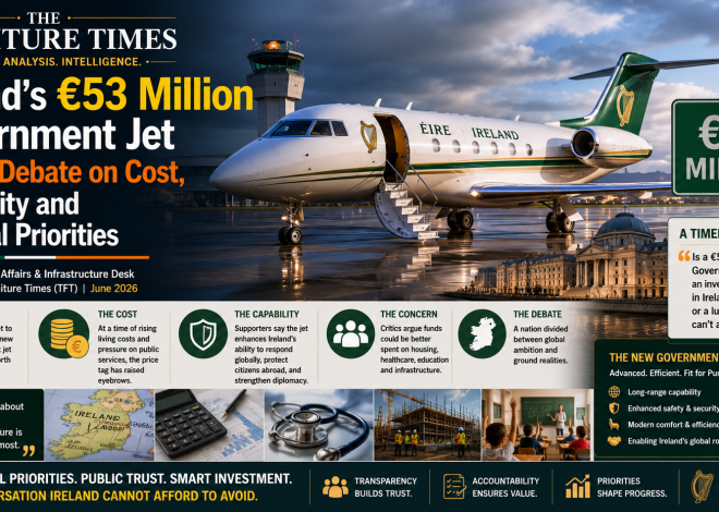 Ireland’s €53 Million Government Jet Ignites Debate on Cost, Capability and National Priorities