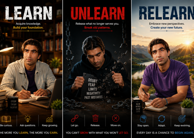 Learn – Unlearn – Relearn