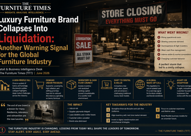 UK Luxury Furniture Brand Pure White Lines Collapses Into Liquidation Owing More Than £1.4 Million