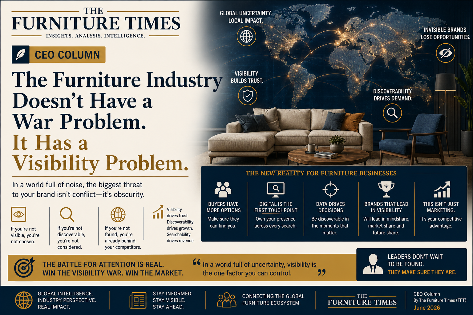 The Furniture Industry Doesn’t Have a War Problem. It Has a Visibility Problem.