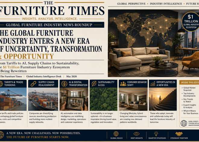 The Global Furniture Industry Enters a New Era of Uncertainty, Transformation & Opportunity
