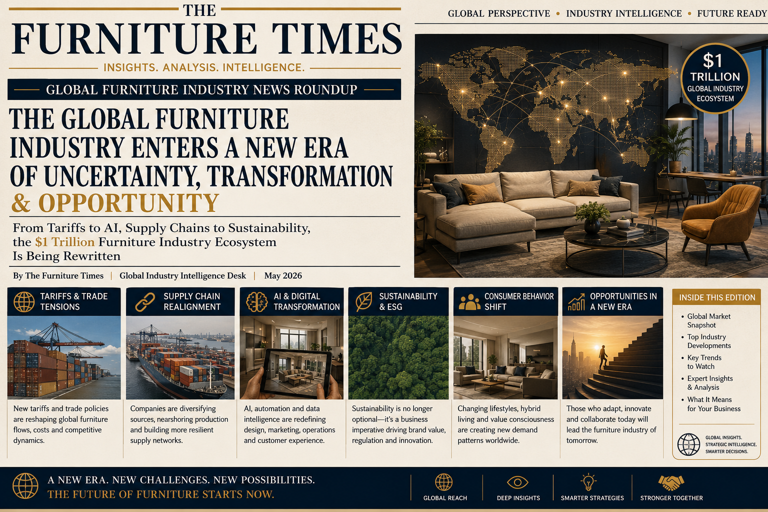 The Global Furniture Industry Enters a New Era of Uncertainty, Transformation & Opportunity