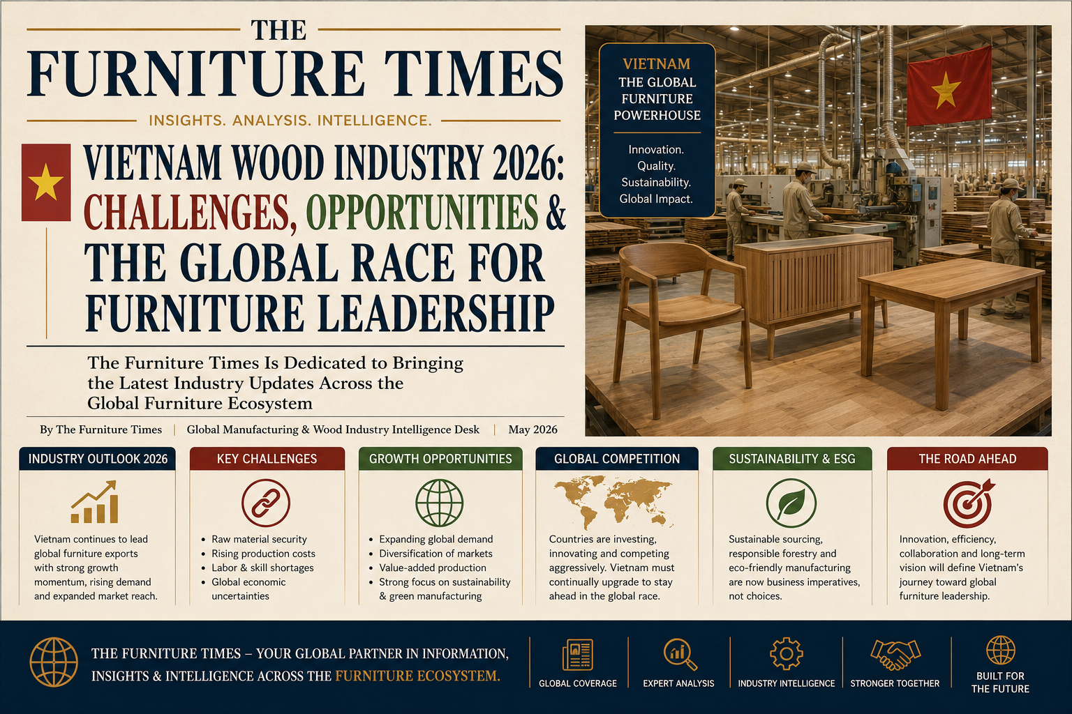 Vietnam Wood Industry 2026: Challenges, Opportunities & the Global Race for Furniture Leadership