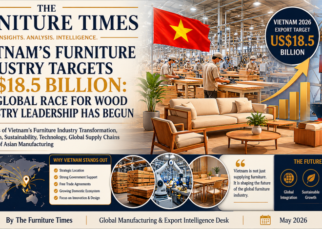 Vietnam’s Furniture Industry Targets US$18.5 Billion: The Global Race for Wood Industry Leadership Has Begun