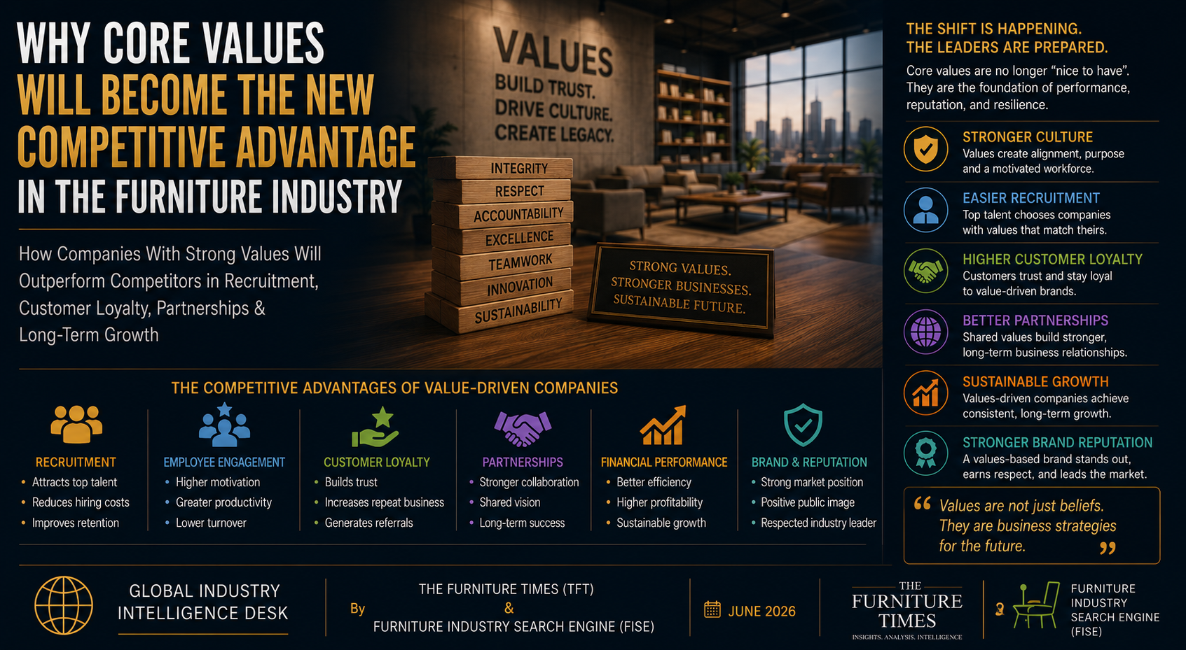 Why Core Values Will Become the New Competitive Advantage in the Furniture Industry