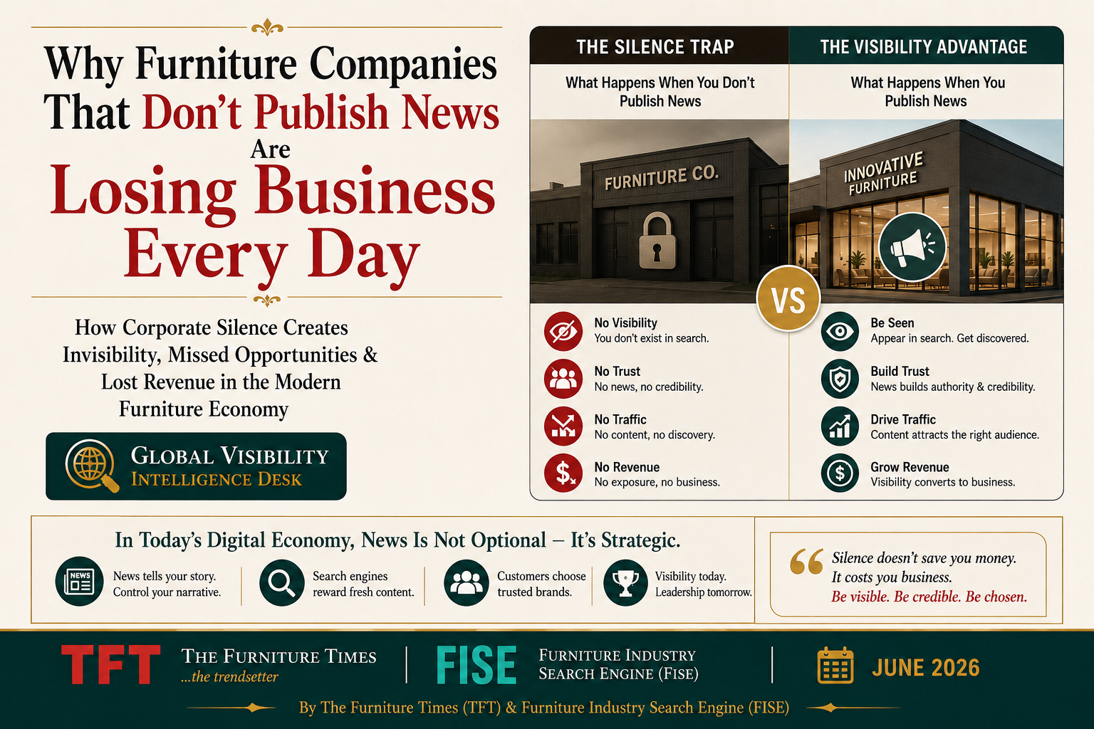 Why Furniture Companies That Don’t Publish News Are Losing Business Every Day