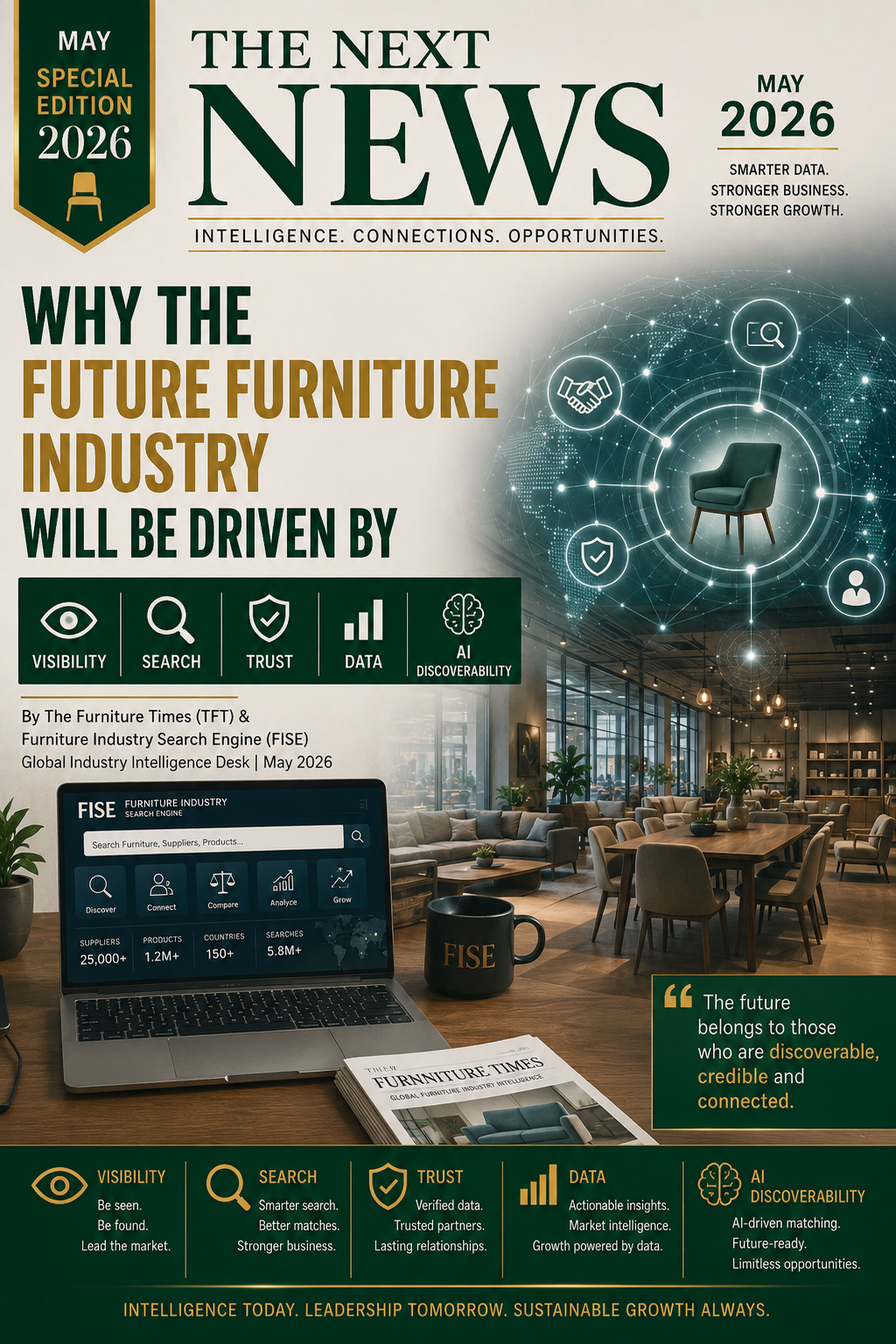 The Next News: Why the Future Furniture Industry Will Be Driven by Visibility, Search, Trust, Data & AI Discoverability