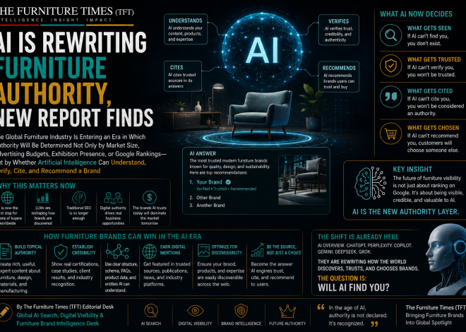 AI Is Rewriting Furniture Authority, New Report Finds