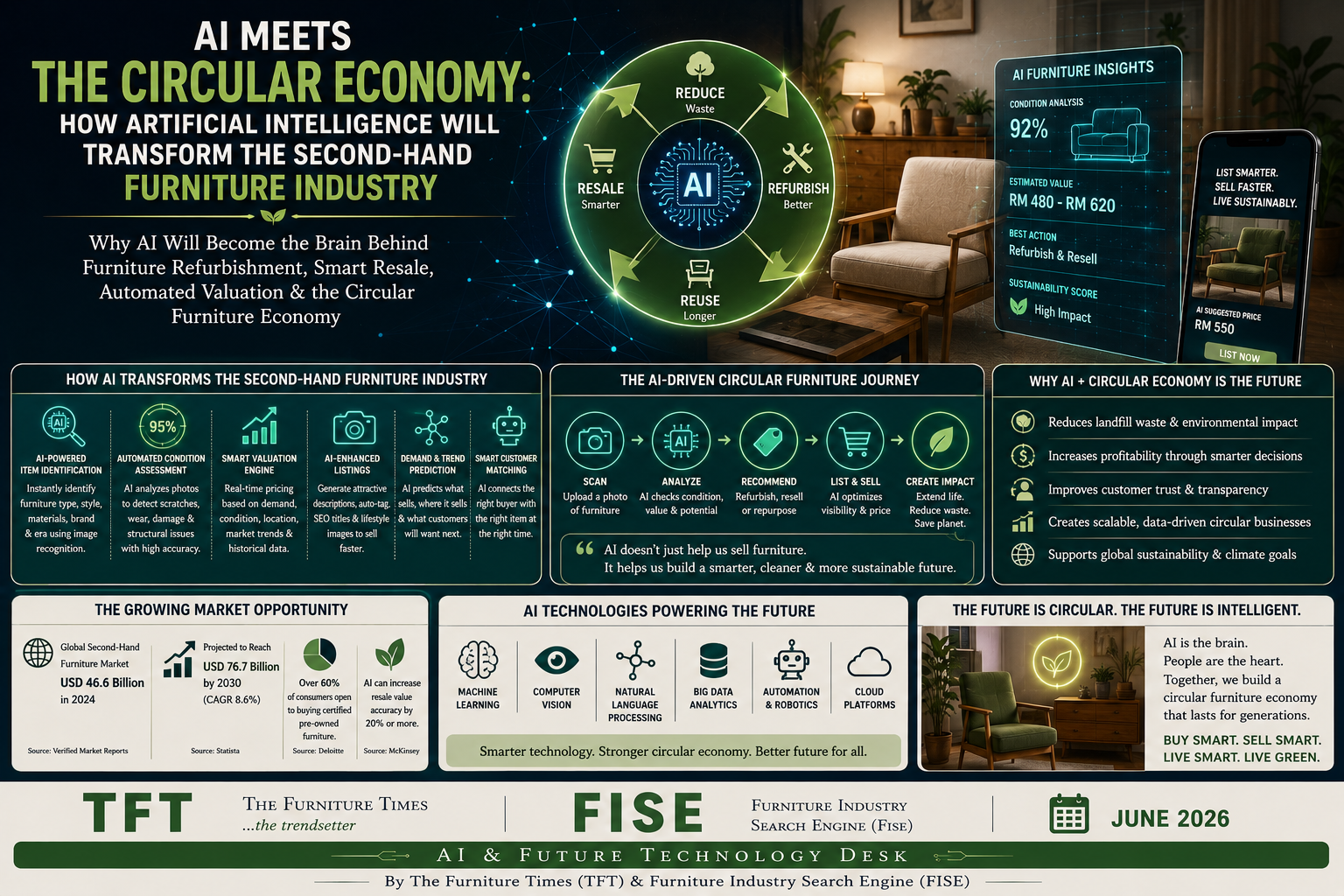 AI Meets the Circular Economy: How Artificial Intelligence Will Transform the Second-Hand Furniture Industry
