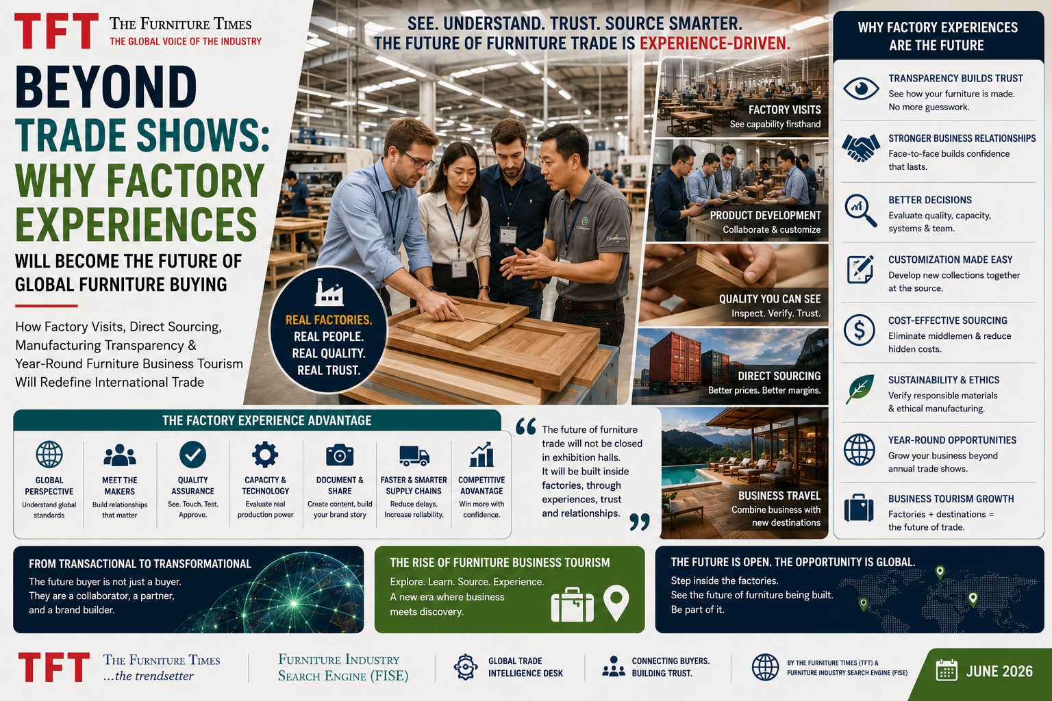 Beyond Trade Shows: Why Factory Experiences Will Become the Future of Global Furniture Buying
