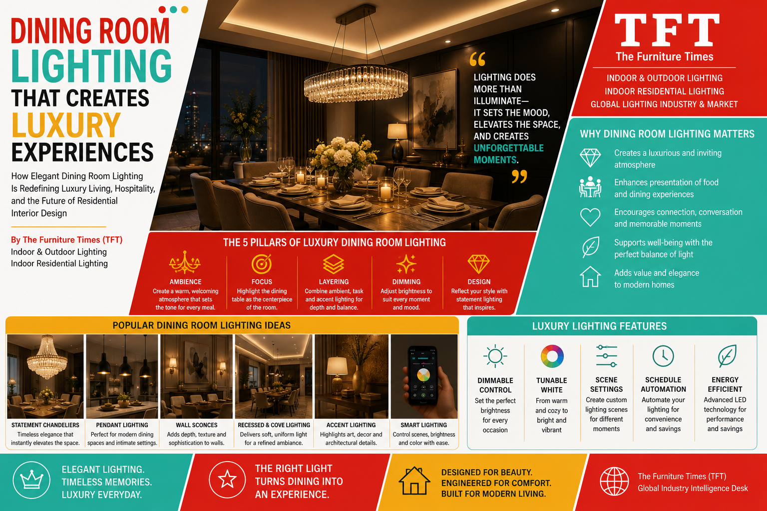 Dining Room Lighting That Creates Luxury Experiences