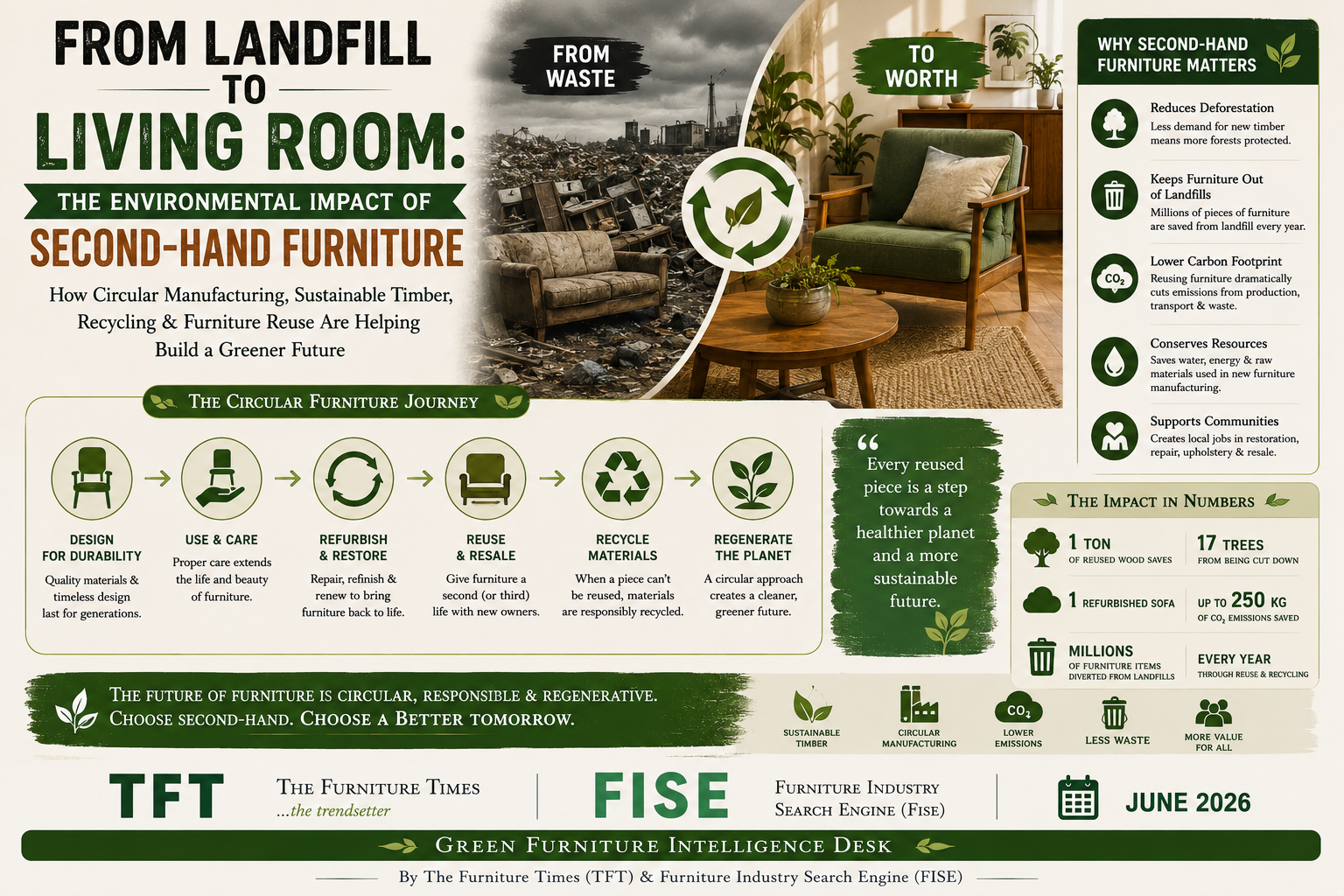 From Landfill to Living Room: The Environmental Impact of Second-Hand Furniture