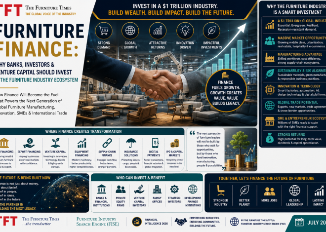 Furniture Finance: Why Banks, Investors & Venture Capital Should Invest in the Furniture Industry Ecosystem