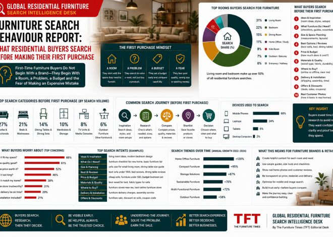 Furniture Search Behaviour Report: What Residential Buyers Search Before Making Their First Purchase