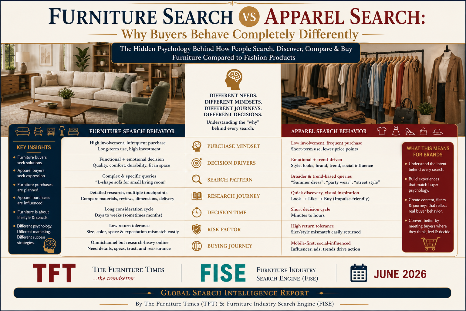 Furniture Search vs Apparel Search: Why Buyers Behave Completely Differently