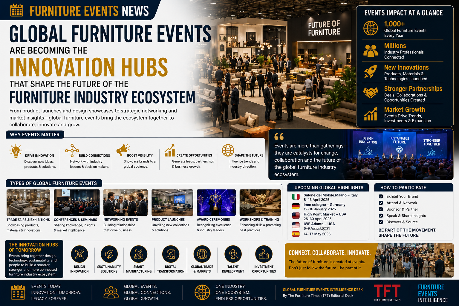 Global Furniture Events Are Becoming the Innovation Hubs That Shape the Future of the Furniture Industry Ecosystem