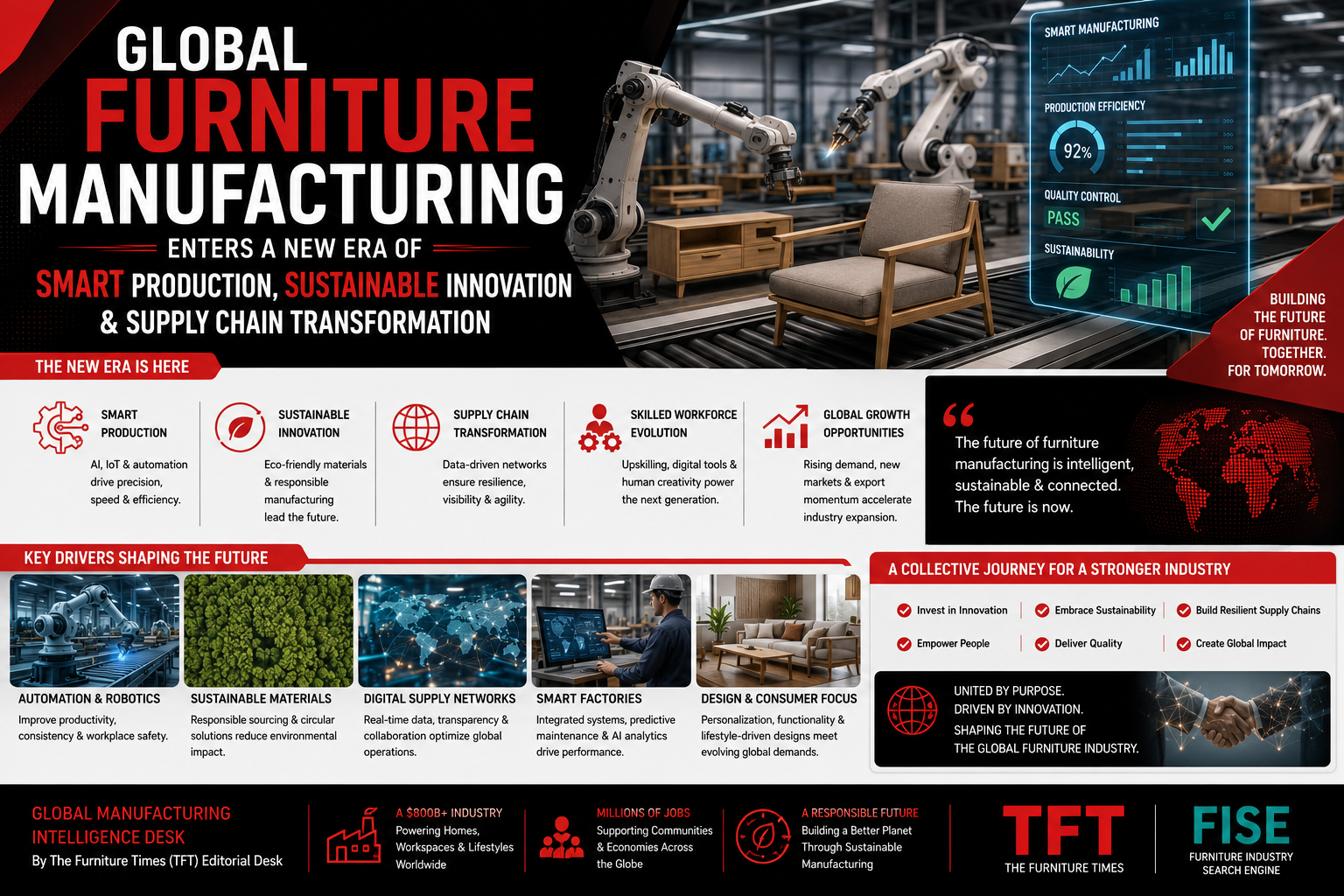 Global Furniture Manufacturing Enters a New Era of Smart Production, Sustainable Innovation & Supply Chain Transformation