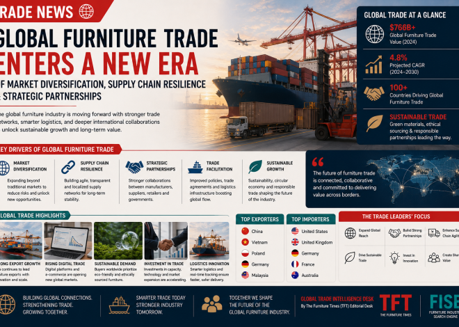 Global Furniture Trade Enters a New Era of Market Diversification, Supply Chain Resilience & Strategic Partnerships