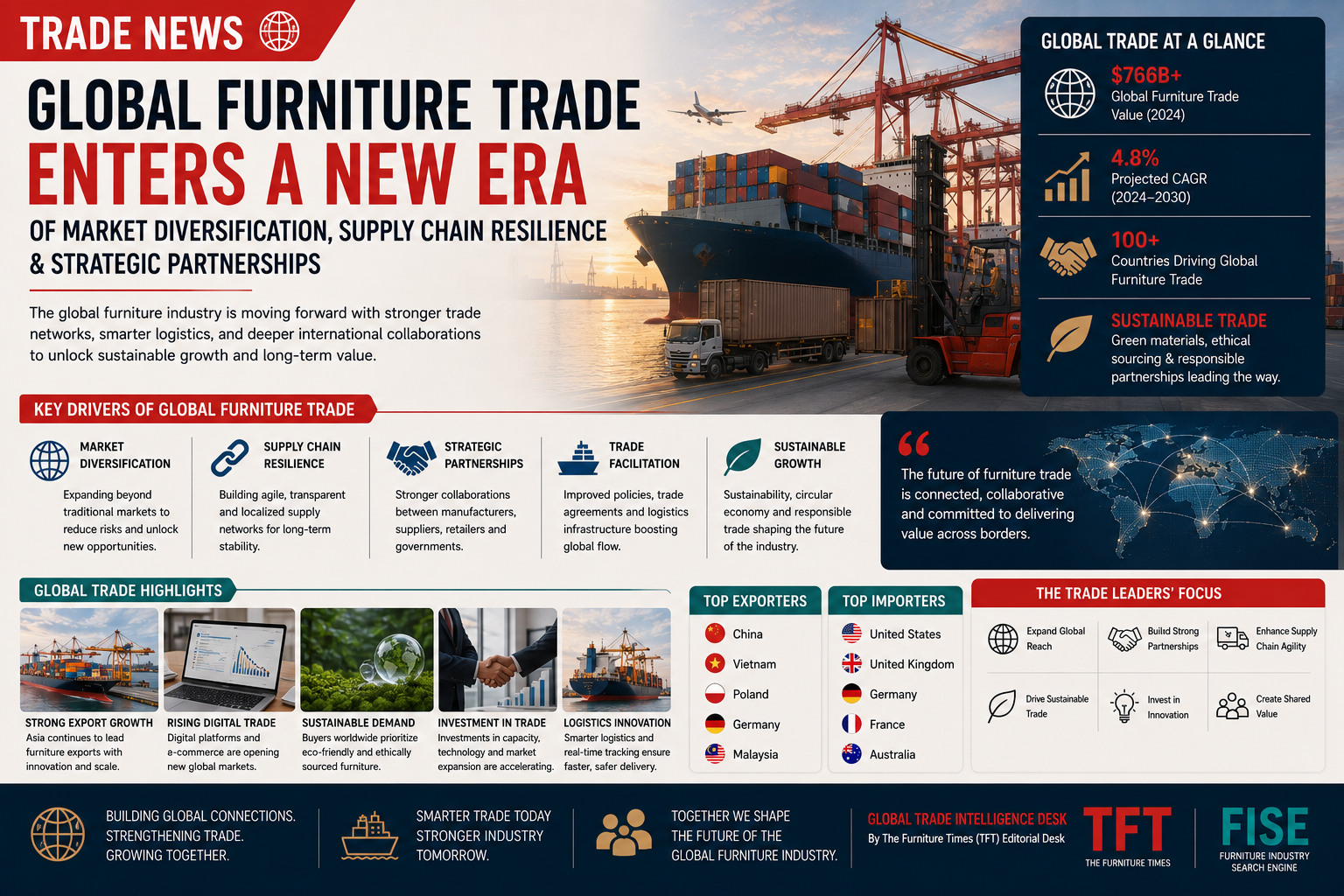 Global Furniture Trade Enters a New Era of Market Diversification, Supply Chain Resilience & Strategic Partnerships