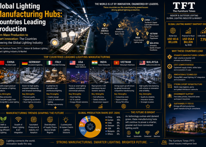Global Lighting Manufacturing Hubs: Countries Leading Production