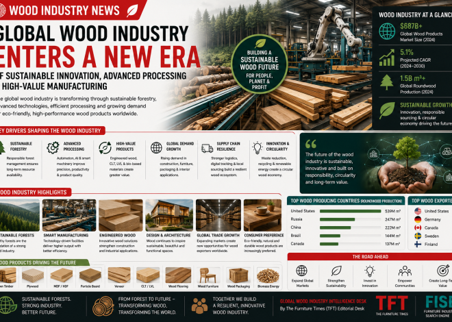 Global Wood Industry Enters a New Era of Sustainable Innovation, Advanced Processing & High-Value Manufacturing