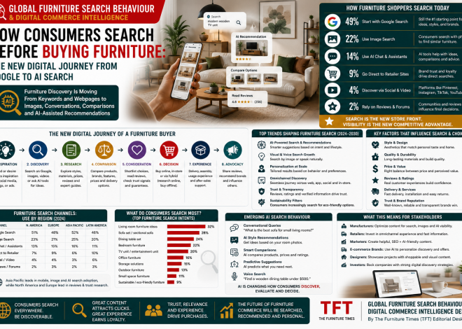 How Consumers Search Before Buying Furniture: The New Digital Journey from Google to AI Search