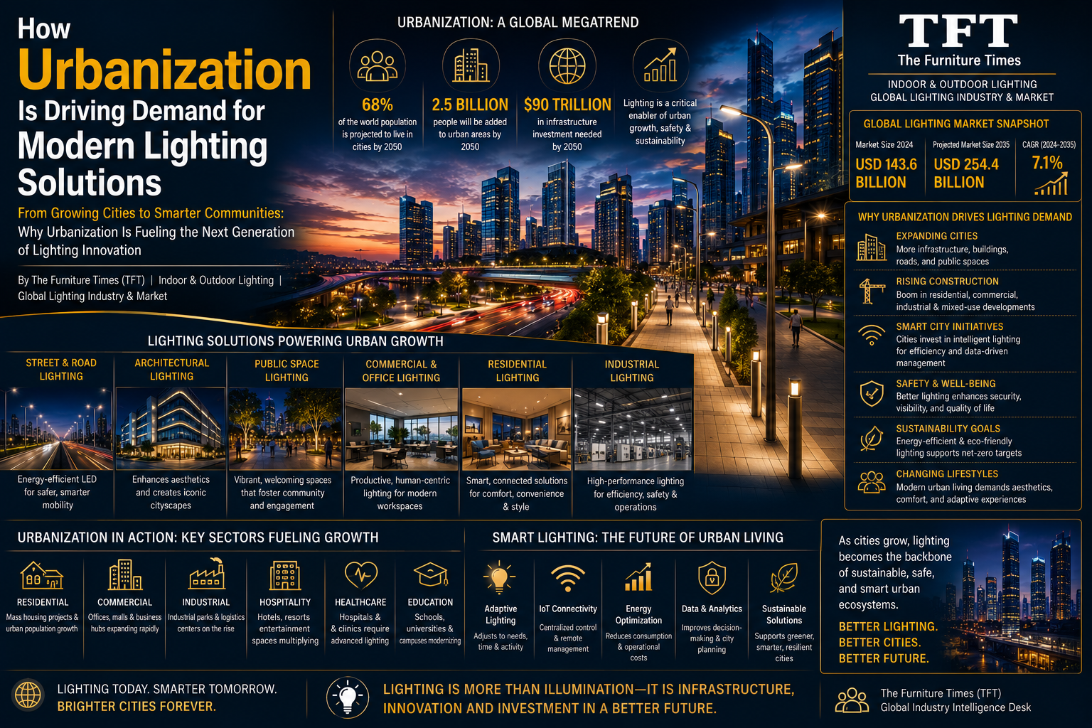 How Urbanization Is Driving Demand for Modern Lighting Solutions