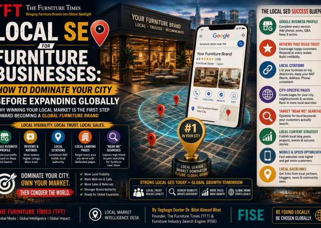 Local SEO for Furniture Businesses: How to Dominate Your City Before Expanding Globally