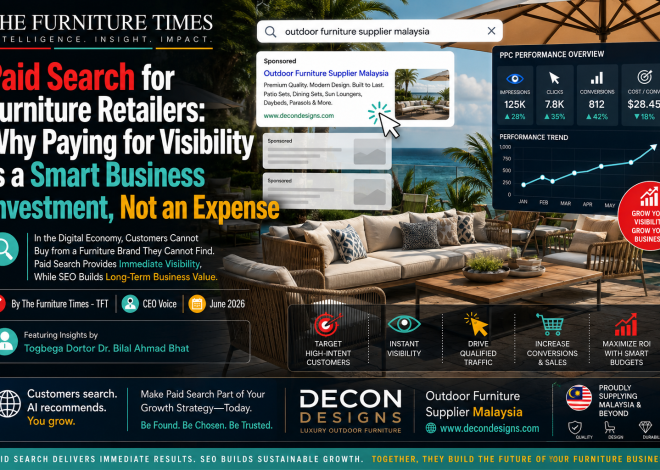 Paid Search for Furniture Retailers: Why Paying for Visibility Is a Smart Business Investment, Not an Expense