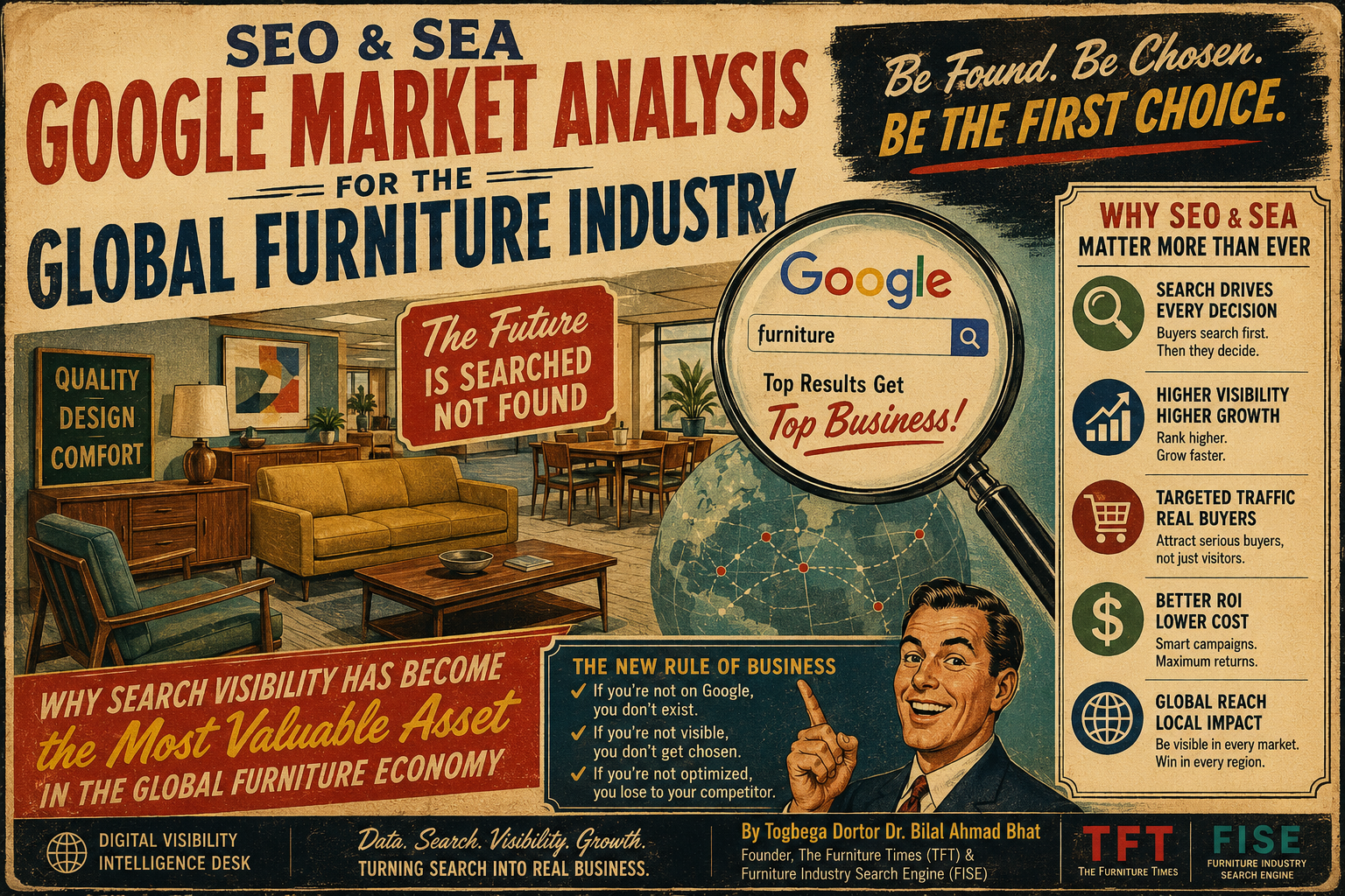 SEO & SEA Google Market Analysis for the Global Furniture Industry