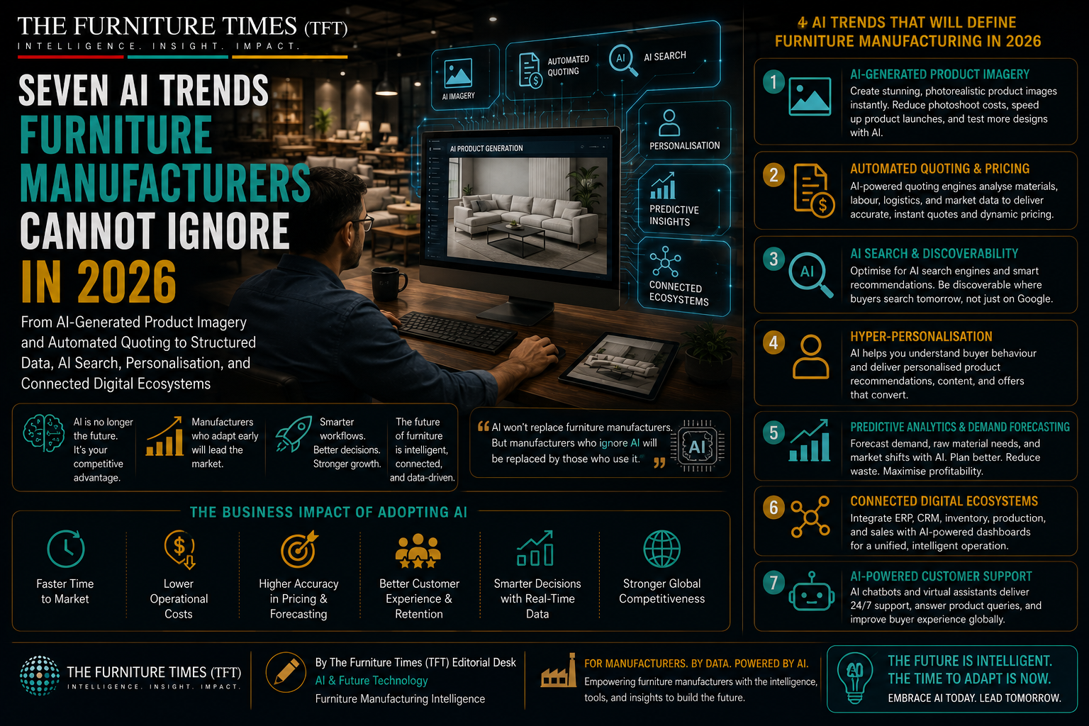 Seven AI Trends Furniture Manufacturers Cannot Ignore in 2026