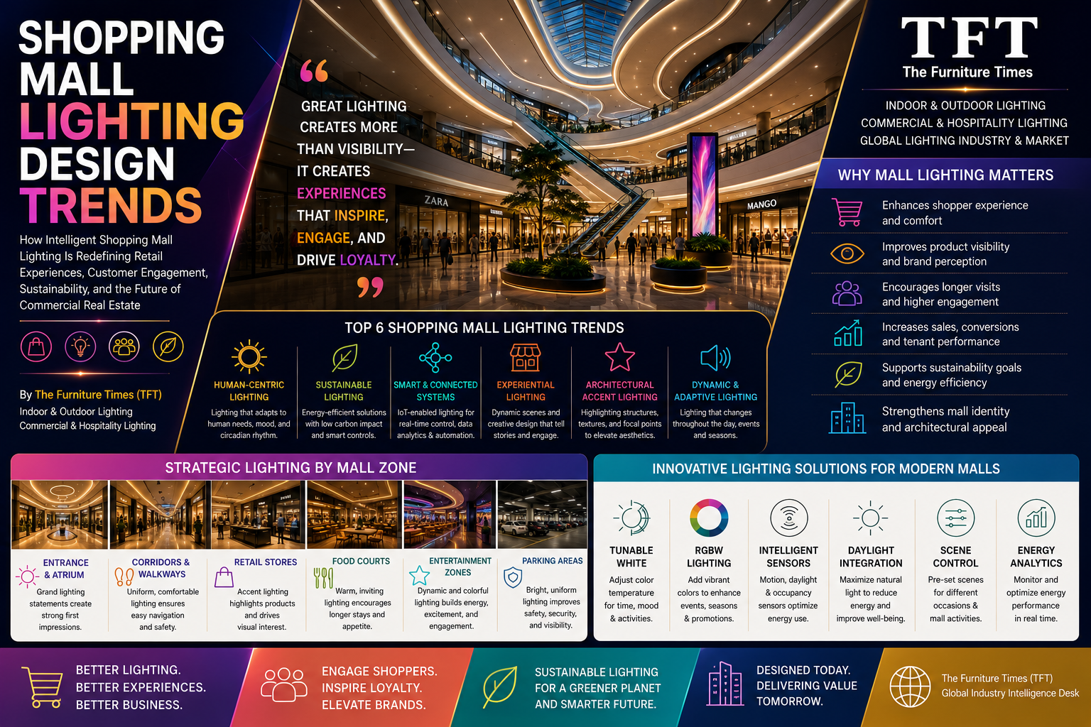 Shopping Mall Lighting Design Trends